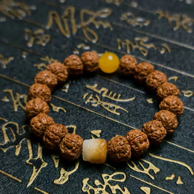 【助你上岸】 喜宝春花 新中式国潮国风精选文玩盘玩貔貅转运珠 经典个性时尚百搭 考公考研成功 #好运 金刚菩提 手串 男女同款情侣款