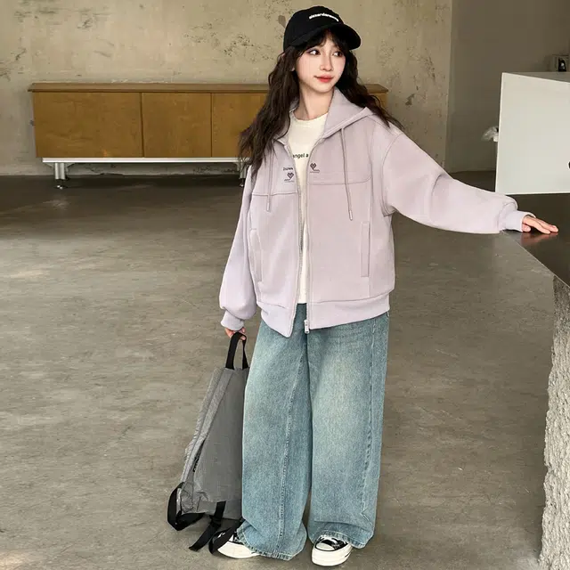 帕兰朵棒球服 潮流时尚百搭休闲运动小爱心刺绣上衣外套 青少年