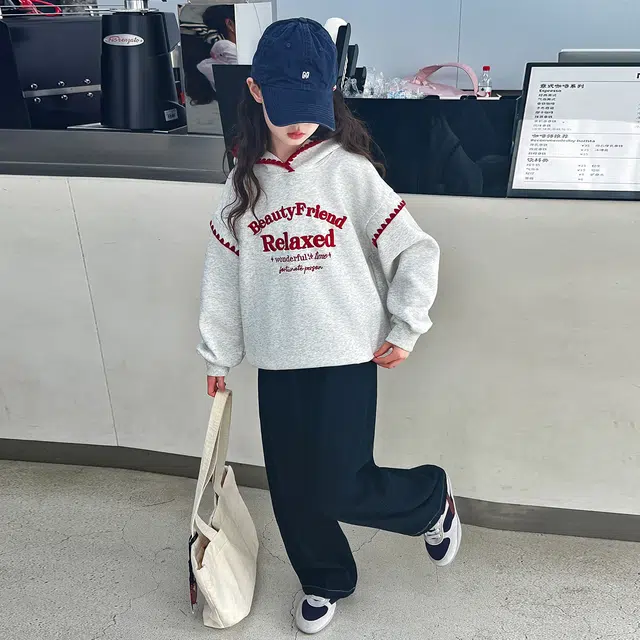 帕兰朵卫衣 潮流时尚百搭休闲运动洋气韩版连帽刺绣上衣 青少年