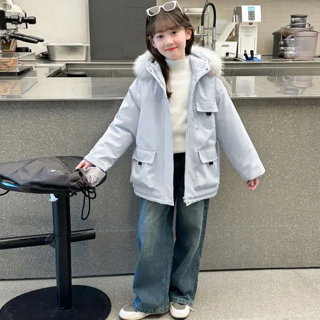 帕兰朵棉衣 秋冬 时尚休闲夹棉纯色上衣外套百搭舒适保暖 青少年