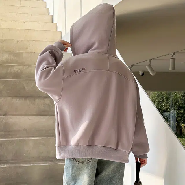 帕兰朵棒球服 潮流时尚百搭休闲运动小爱心刺绣上衣外套 青少年