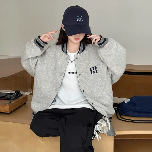 帕兰朵棒球服 女童外套秋季洋气时髦中大童儿童双面穿初中生上衣 青少年