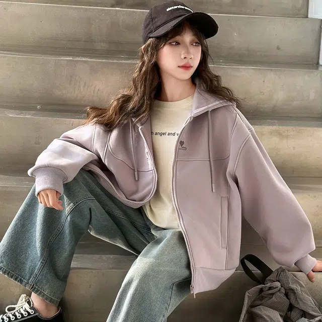 帕兰朵棒球服 潮流时尚百搭休闲运动小爱心刺绣上衣外套 青少年