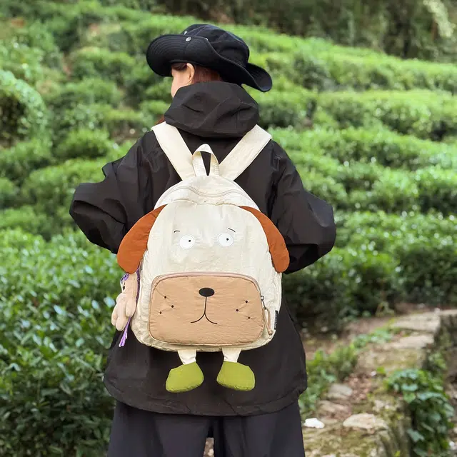 笛贝嘉 高颜值可爱卡通时尚 尼龙 双肩包 男女同款情侣款 多色