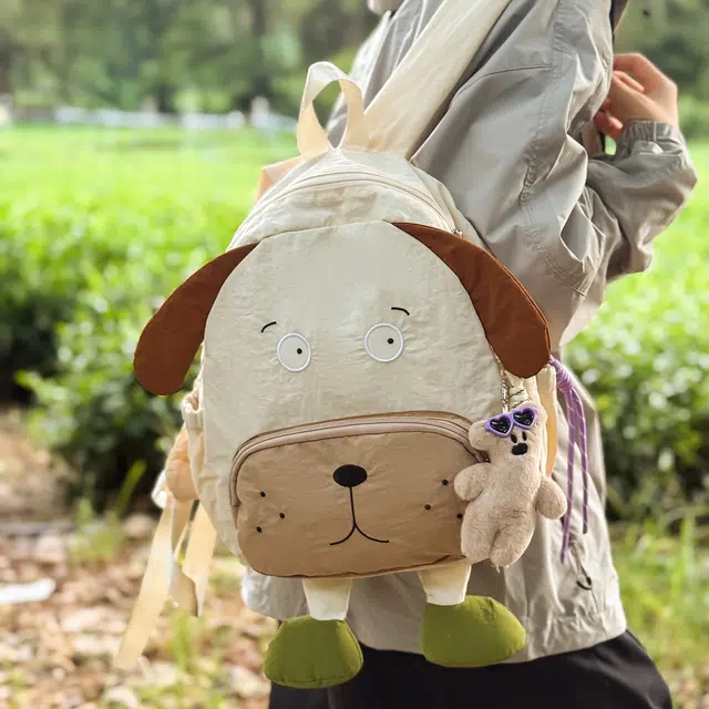 笛贝嘉 高颜值可爱卡通时尚 尼龙 双肩包 男女同款情侣款 多色