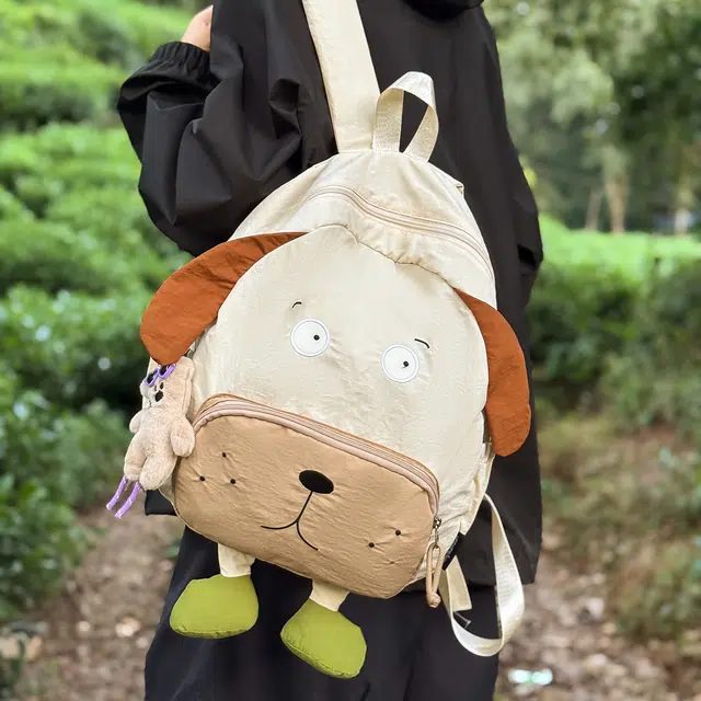 笛贝嘉 高颜值可爱卡通时尚 尼龙 双肩包 男女同款情侣款 多色