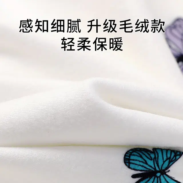 静英鸾 翻领甜美休闲简约蝴蝶亲肤舒适可外穿家居服睡衣套装 女款