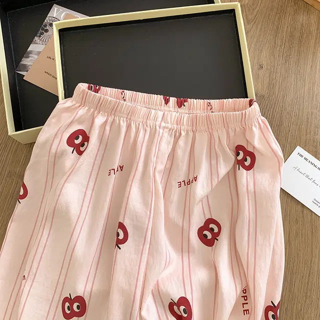 静英鸾 简约休闲轻便透气可外穿家居服睡衣套装 女款