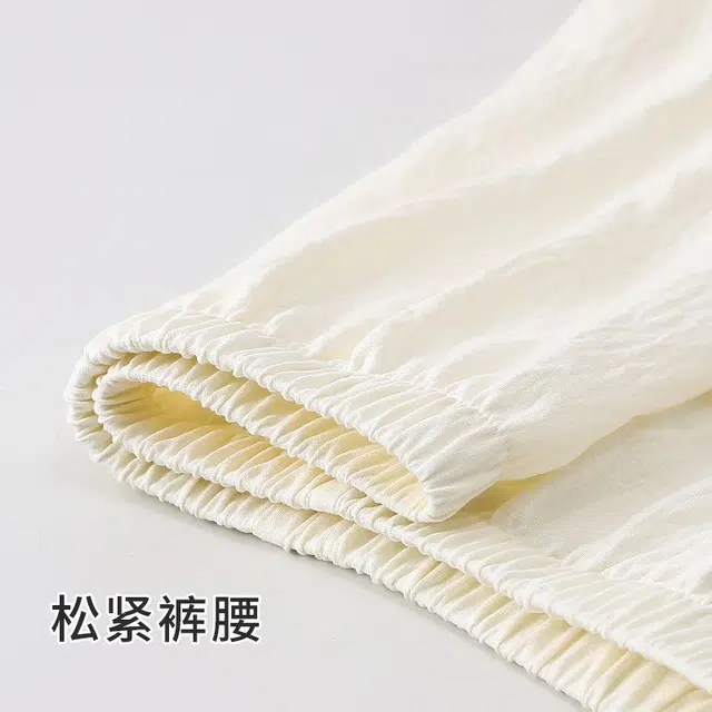 静英鸾 家居女休闲风舒适翻领短袖三件套可外穿服睡衣礼盒 女款