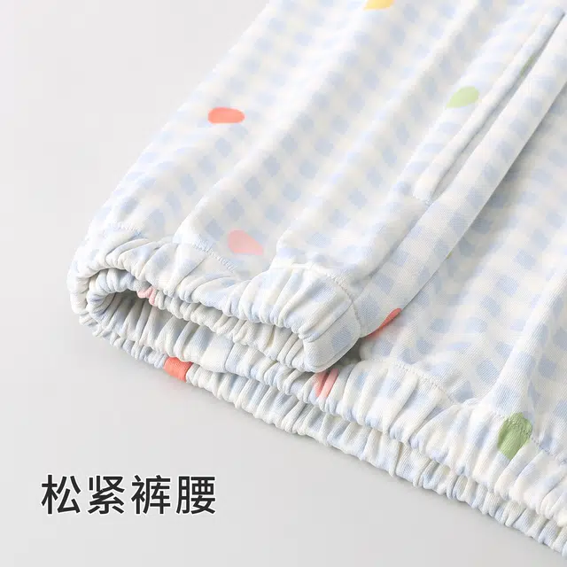 静英鸾 简约休闲时尚翻领卡通小狗亲肤舒适可外穿家居服睡衣套装 女款