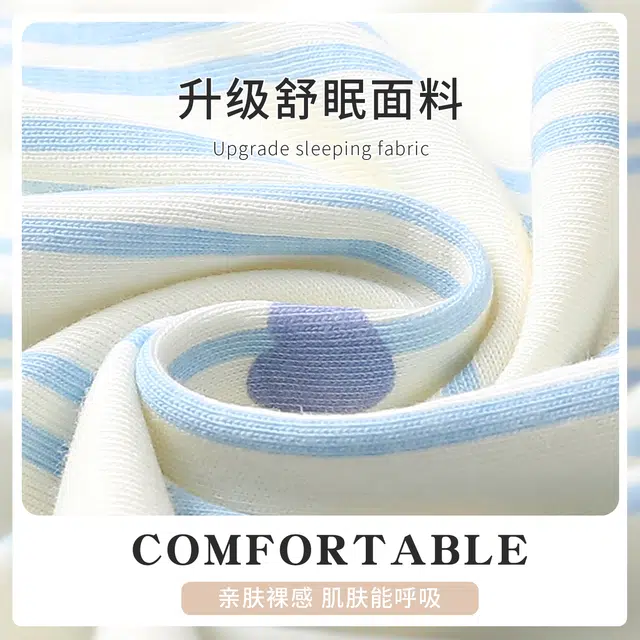 静英鸾 简约休闲时尚翻领卡通小猫亲肤舒适可外穿家居服睡衣套装 女款