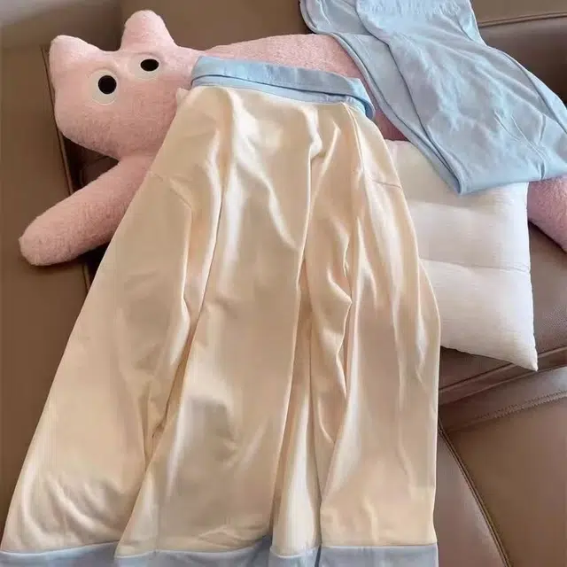 静英鸾 舒适简约卡通腊肠小狗图案长袖翻领家居服睡衣礼盒 女款