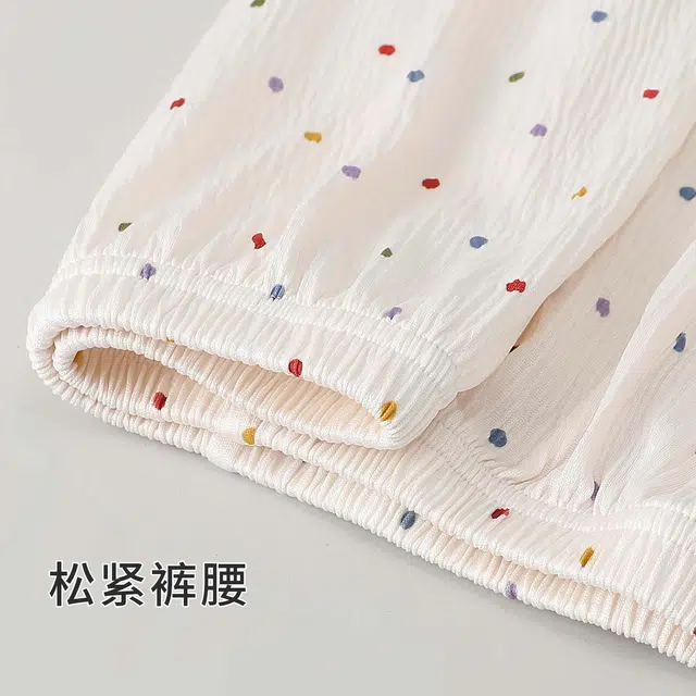 静英鸾 休闲简约翻领可爱卡通小猫亲肤舒适可外穿家居服睡衣套装 女款