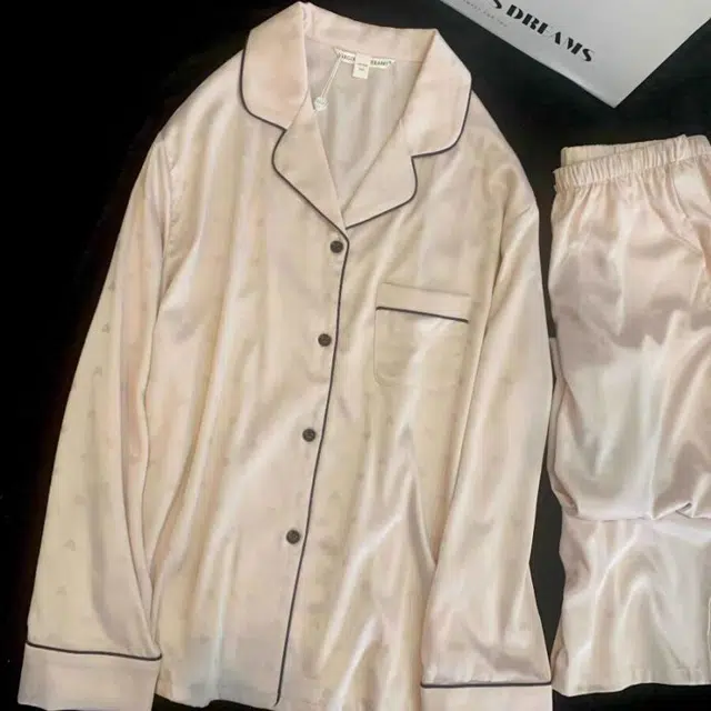 静英鸾 可外穿长袖清新优雅高级感家居服睡衣套装 女款