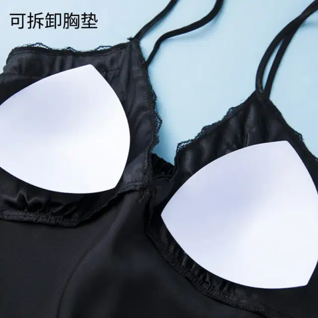 静英鸾 舒适简约休闲风格吊带纯欲家居服睡裙 女款