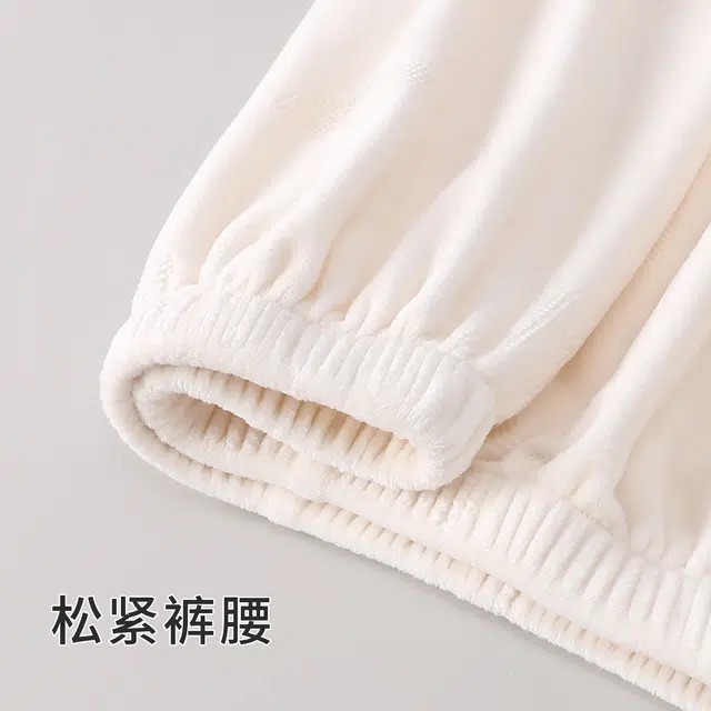 静英鸾 简约休闲时尚加绒保暖亲肤舒适可外穿家居服睡衣套装 女款