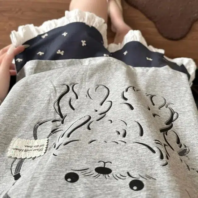 静英鸾 夏季女休闲舒适无袖短裤卡通可爱小狗家居服睡衣套装 女款