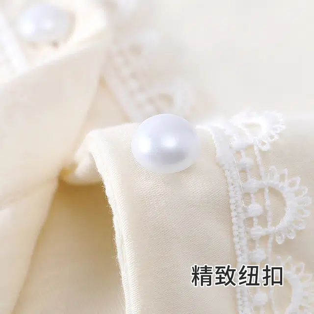 静英鸾 带胸垫休闲时尚甜美简约杏白蝴蝶印花亲肤舒适可外穿家居服睡衣套装 女款