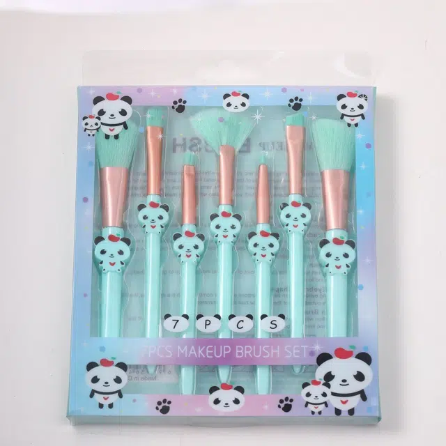 格安诺  卡通化妆刷便携可爱小熊猫化妆刷美妆工具腮红刷眼影刷晕染刷 修容