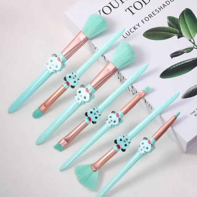 格安诺  卡通化妆刷便携可爱小熊猫化妆刷美妆工具腮红刷眼影刷晕染刷 修容
