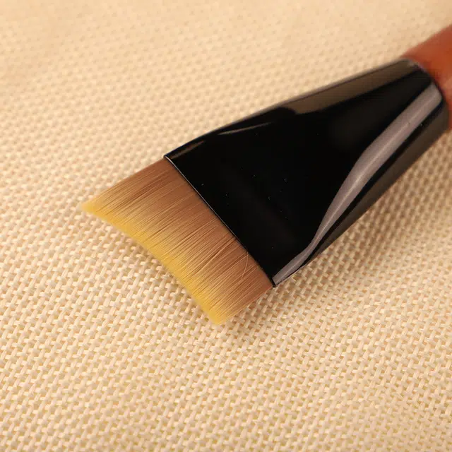 格安诺  月牙粉底刷化妆刷刀锋刷无痕不吃粉单支纤维毛粉底刷 定妆细节