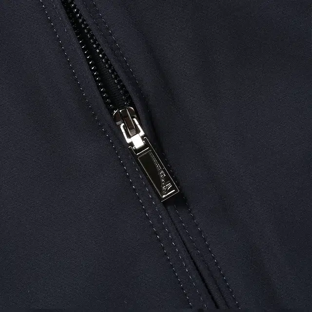 百胜狐 爸爸装春秋商务行政纯色夹克外套 男款