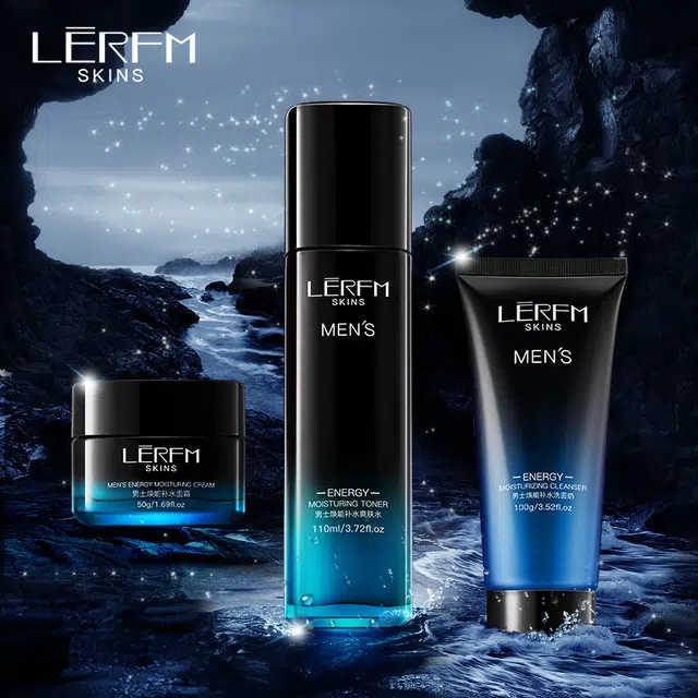 蓝尼芳可 焕能补水男士护肤套装 保湿清爽滋润