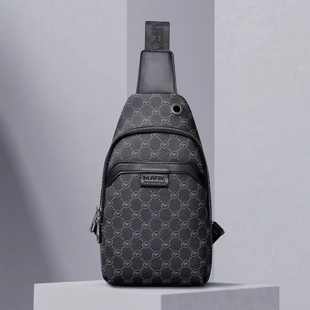 FAIRWHALE Classic PVC Chest Bag Black