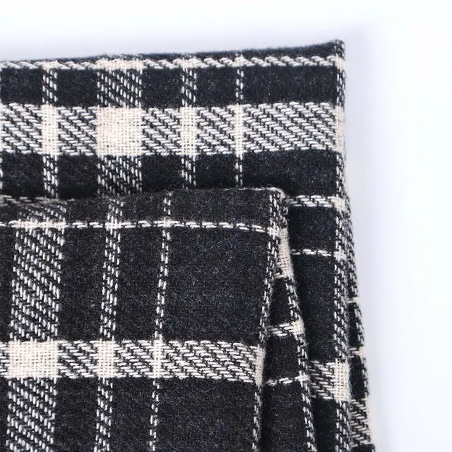 吾皇猫 韩系氛围感减龄百搭条纹时尚设计感保暖 聚酯纤维 绒线围巾 男女同款情侣款