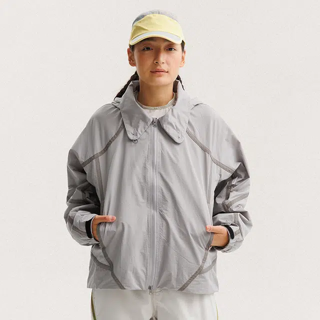宫奴 户外机能轻量化连帽外套宽松防风防泼水登山服夹克 男女同款