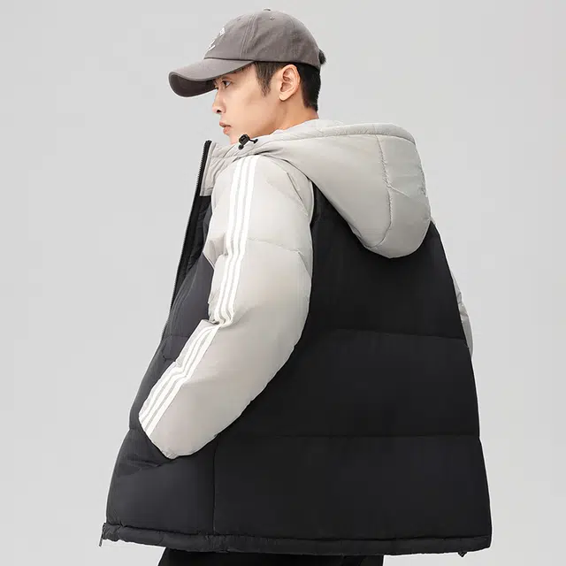 洋气先生 美式潮牌户外日常通勤宽松柔软舒适休闲防风保暖羽绒服 男女同款