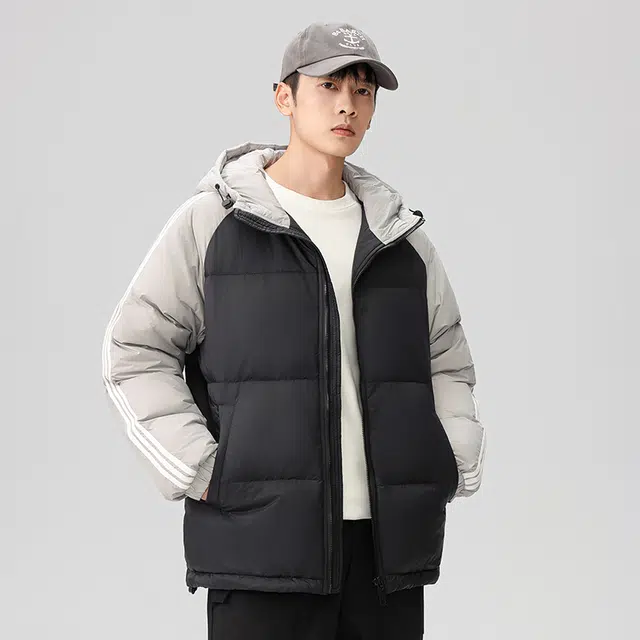 洋气先生 美式潮牌户外日常通勤宽松柔软舒适休闲防风保暖羽绒服 男女同款