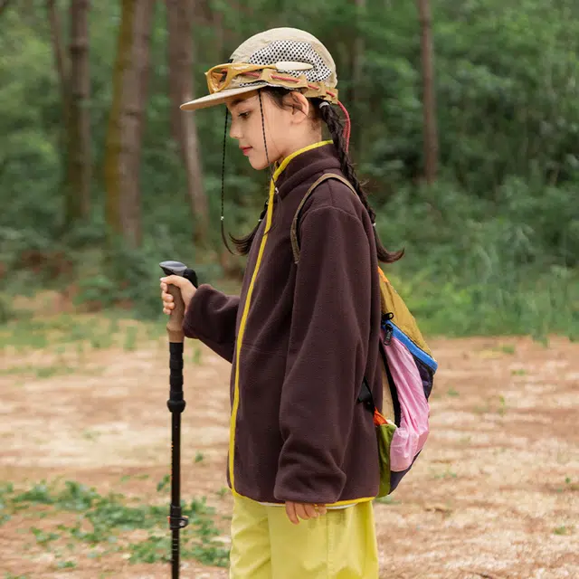 俞兆林上装 户外运动系列轻便休闲男童女童摇粒绒上衣外套春秋款舒适百搭时尚潮流洋气夹克