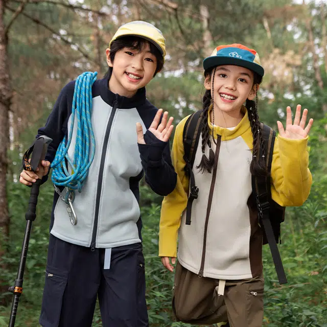 俞兆林上衣 多巴胺色系潮酷儿童休闲开衫外套春秋洋气百搭女童男童时尚舒适户外运动夹克