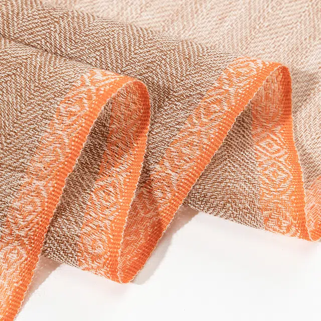 一米画纱 轻奢色织轻盈柔软亲肤细腻保暖外搭气质披肩高级感 山羊绒 绒线围巾 女款