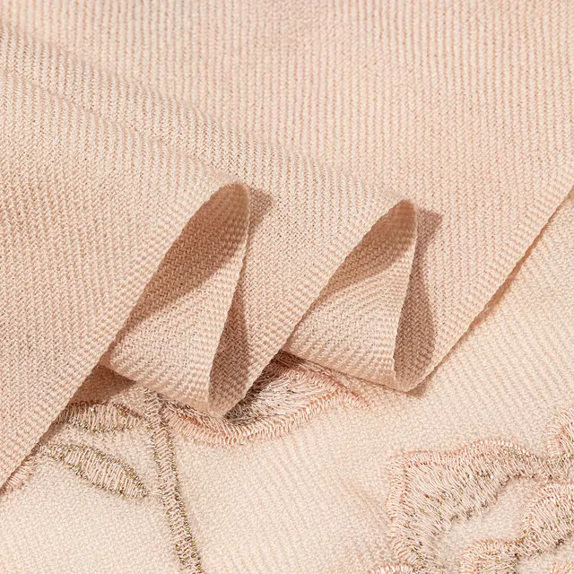 一米画纱 中式古典国风花卉贴花结婚喜宴亲肤防风保暖披风优雅精致外搭 绵羊毛 披肩 女款