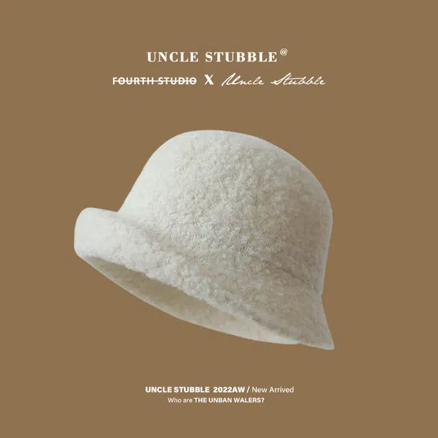 Uncle Stubble Wool Bucket Hat
