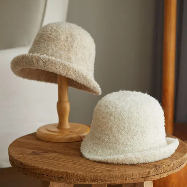 Uncle Stubble Wool Bucket Hat