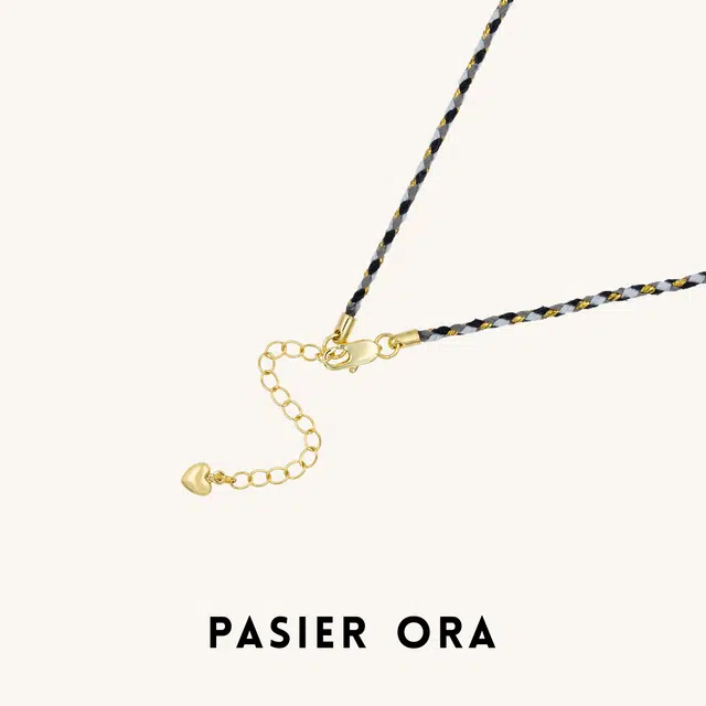 铂思亚 精致编制可爱 树脂 项链 女款