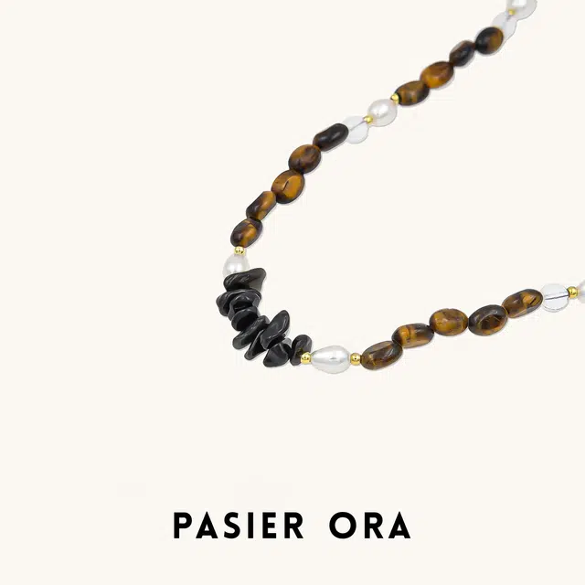 铂思亚 简约几何 树脂 项链 女款