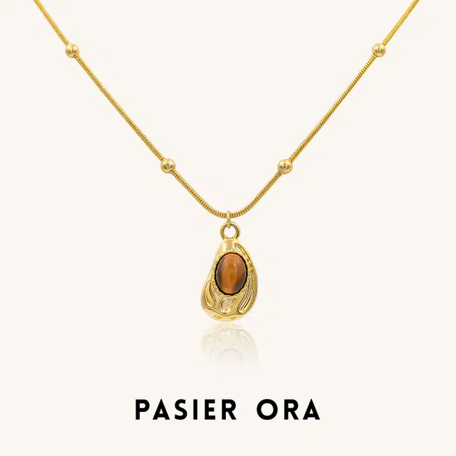 铂思亚 时尚百搭高级 树脂 项链 女款