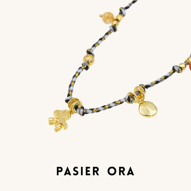 铂思亚 精致编制可爱 树脂 项链 女款