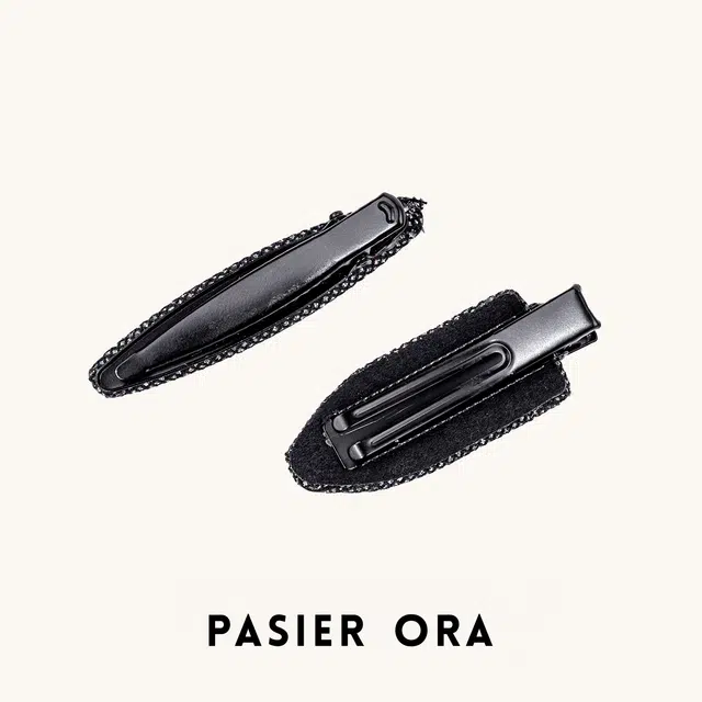 铂思亚 韩系简约细闪 合成立方氧化锆 发夹 女款