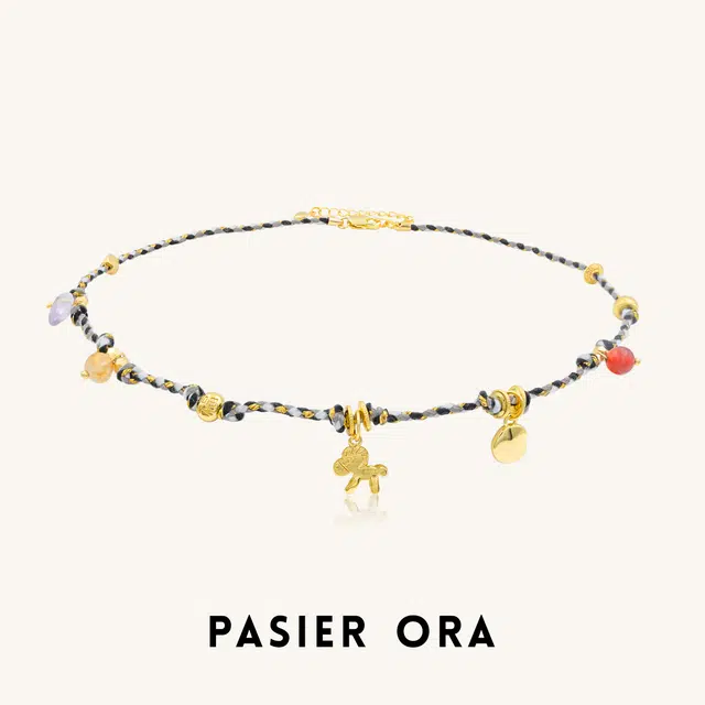 铂思亚 精致编制可爱 树脂 项链 女款