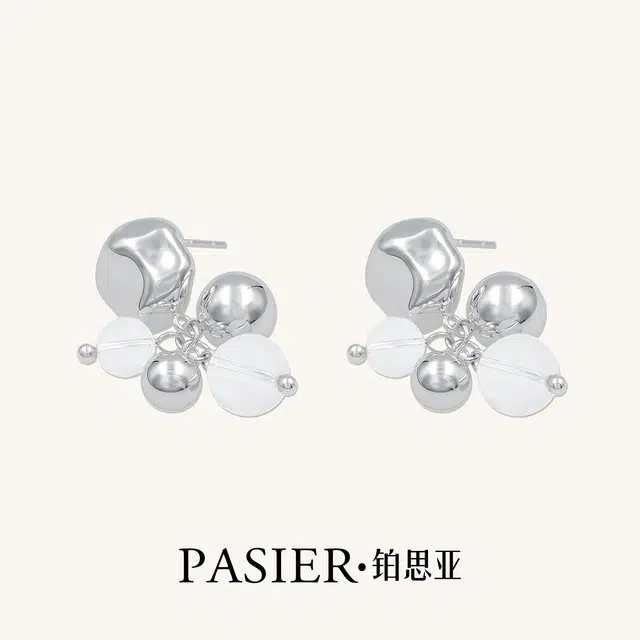 铂思亚 简约个性时尚 铜合金 耳钉 女款