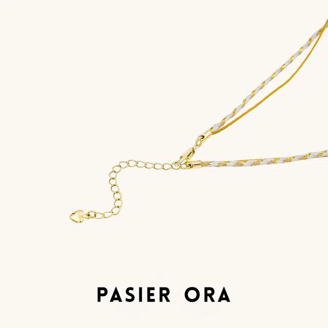 铂思亚 精致编制 合金 项链 女款