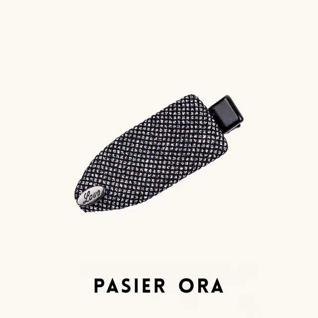 铂思亚 韩系简约细闪 合成立方氧化锆 发夹 女款