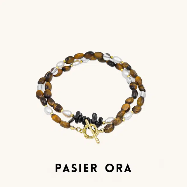 铂思亚 简约几何 树脂 项链 女款