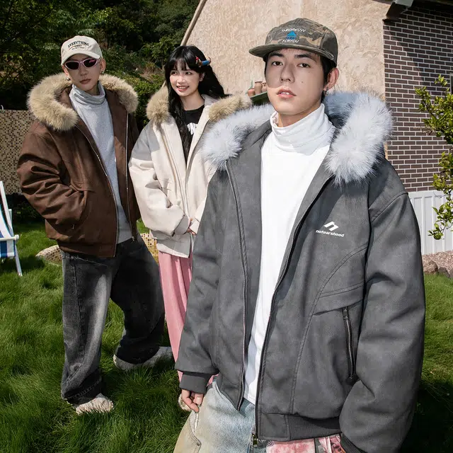 No Tears Mountain Eagle Hoodie Parka Jacket