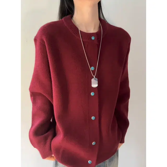 蛊惑 美式复古开衫外套秋冬高级感外穿毛线衣宽松休闲针织衫 男女同款